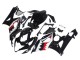 Glänzendes Schwarz Rot Weiß Hai 2005-2006 Suzuki GSXR 1000 Motorrad Verkleidung
