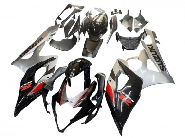 Schwarz Grau Rot 2005-2006 Suzuki GSXR 1000 Motorrad Verkleidung