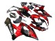 Rot Glänzendes Schwarz 2005-2006 Suzuki GSXR 1000 Motorrad Verkleidung