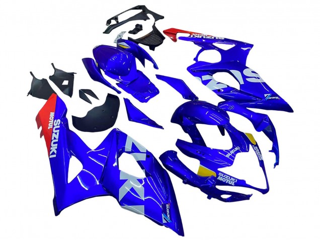 Blau Gelb Weiß Rot Motul 2005-2006 Suzuki GSXR 1000 Motorrad Verkleidung