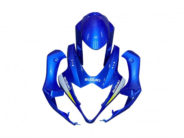Blau Gelb Rot Weiß 2005-2006 Suzuki GSXR 1000 Motorrad Verkleidung