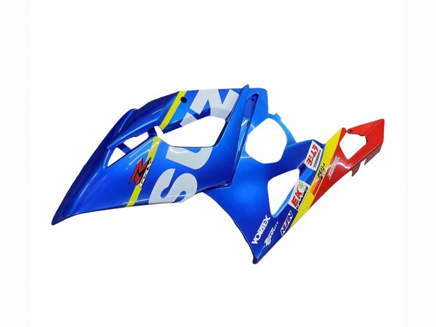 Blau Gelb Rot Weiß 2005-2006 Suzuki GSXR 1000 Motorrad Verkleidung