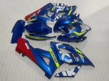 Blau Gelb Rot Motul Ecstar 2005-2006 Suzuki GSXR 1000 Motorrad Verkleidung
