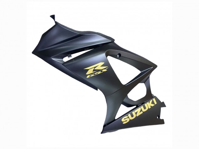 Matt Schwarz Gold Aufkleber 2007-2008 Suzuki GSXR 1000 Motorrad Verkleidung