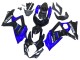 Blau Glänzendes Schwarz 2007-2008 Suzuki GSXR 1000 Motorrad Verkleidung Kit