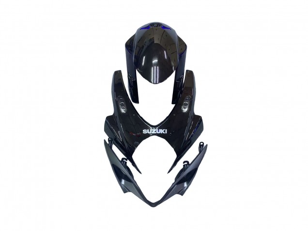 Blau Glänzendes Schwarz 2007-2008 Suzuki GSXR 1000 Motorrad Verkleidung Kit