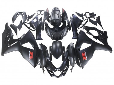 Matt Schwarz Rot Aufkleber 2007-2008 Suzuki GSXR 1000 Motorrad Verkleidung