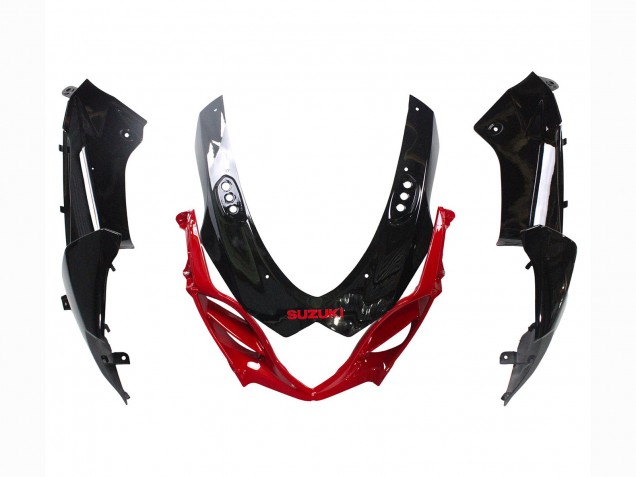 Glänzendes Schwarz Rot 2009-2016 Suzuki GSXR 1000 Motorrad Verkleidung Kit