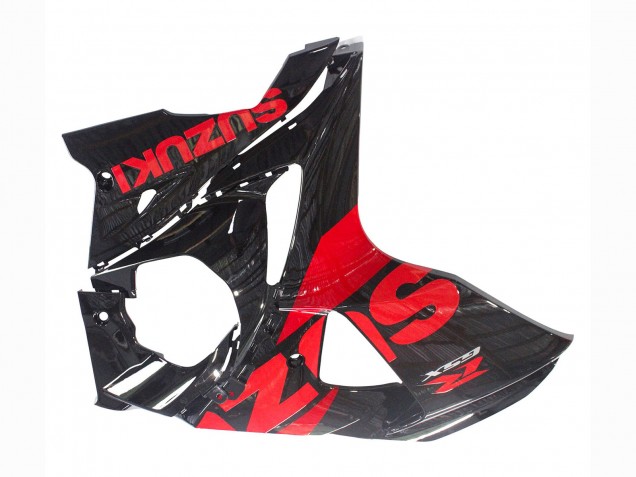 Glänzendes Schwarz Rot 2009-2016 Suzuki GSXR 1000 Motorrad Verkleidung Kit
