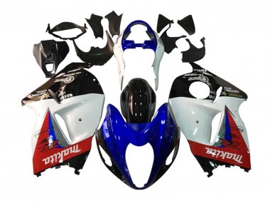 Weiß Blau Rot Makita Schwarz 1996-2007 Suzuki GSXR 1300 Hayabusa Motorrad Verkleidung