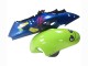 Blau Grün Hai 46 1996-2007 Suzuki GSXR 1300 Hayabusa Motorrad Verkleidung