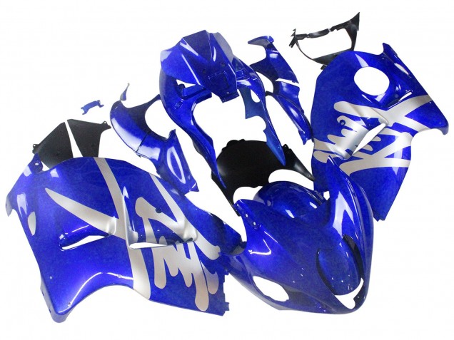 Glänzendes Blau 1996-2007 Suzuki GSXR 1300 Hayabusa Motorrad Verkleidung