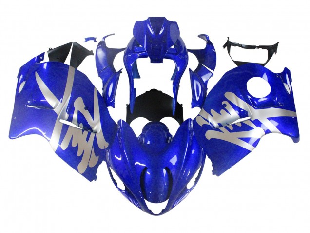 Glänzendes Blau 1996-2007 Suzuki GSXR 1300 Hayabusa Motorrad Verkleidung