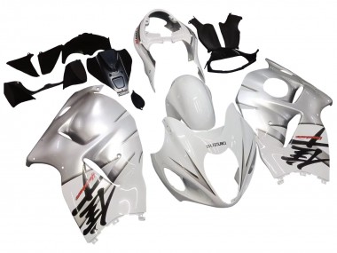 Weiß Silber Hayabusa 1996-2007 Suzuki GSXR 1300 Hayabusa Motorrad Verkleidung