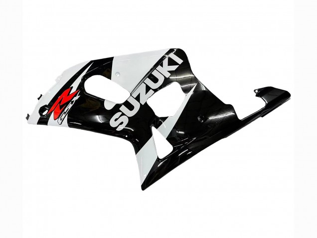 Weiß Glänzendes Schwarz Rot 2001-2003 Suzuki GSXR 600 / GSXR 750 Motorrad Verkleidung