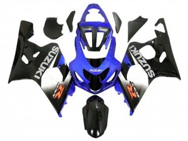 Blau Schwarz 2004-2005 Suzuki GSXR 600 / GSXR 750 Motorrad Verkleidung