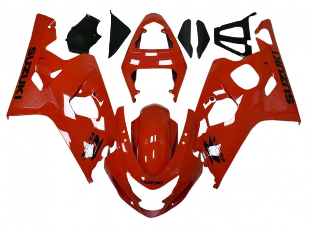 Rot Schwarz 2004-2005 Suzuki GSXR 600 / GSXR 750 Motorrad Verkleidung