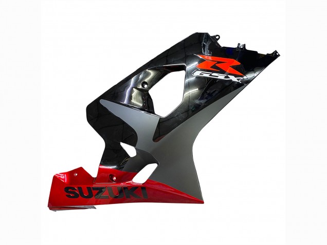 Schwarz Grau Rot 2004-2005 Suzuki GSXR 600 / GSXR 750 Motorrad Verkleidung