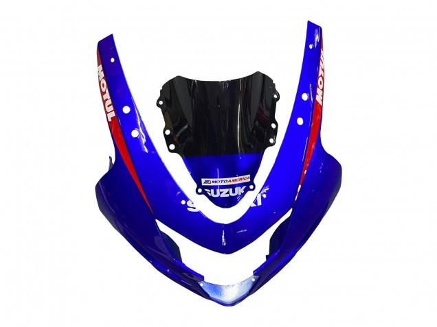 Blau Rot Schwarz Motul Dunlop 2004-2005 Suzuki GSXR 600 / GSXR 750 Motorrad Verkleidung