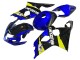 Blau Gelb Schwarz 2004-2005 Suzuki GSXR 600 / GSXR 750 Motorrad Verkleidung