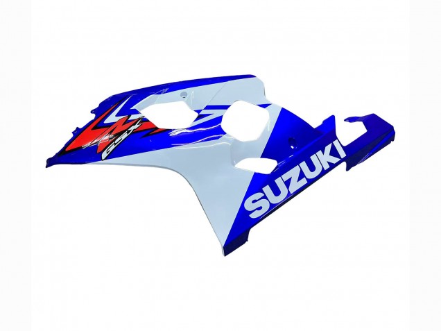 Weiß Blau Rot 2004-2005 Suzuki GSXR 600 / GSXR 750 Motorrad Verkleidung