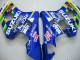 Blau Weiss Gelb Grun Telefonica Motul MoviStar 2004-2005 Suzuki GSXR 600 / GSXR 750 Motorrad Verkleidung