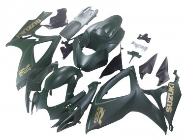 Matt Armee Grün 2006-2007 Suzuki GSXR 600 / GSXR 750 Motorrad Verkleidung