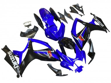 Blau Schwarz Rot 2006-2007 Suzuki GSXR 600 / GSXR 750 Motorrad Verkleidung