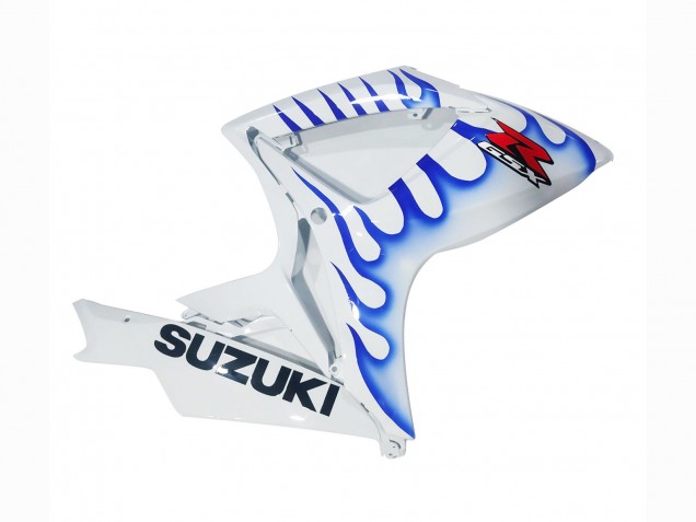 Weiß Blau Flamme 2006-2007 Suzuki GSXR 600 / GSXR 750 Motorrad Verkleidung
