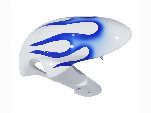 Weiß Blau Flamme 2006-2007 Suzuki GSXR 600 / GSXR 750 Motorrad Verkleidung