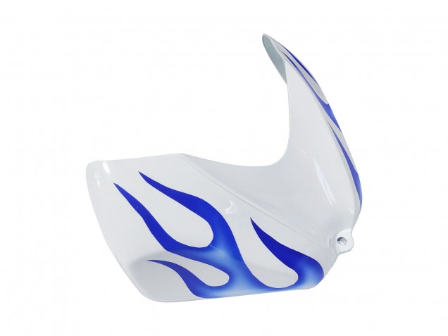 Weiß Blau Flamme 2006-2007 Suzuki GSXR 600 / GSXR 750 Motorrad Verkleidung
