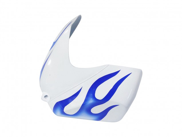 Weiß Blau Flamme 2006-2007 Suzuki GSXR 600 / GSXR 750 Motorrad Verkleidung