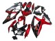 Rot Glänzendes Schwarz 2008-2010 Suzuki GSXR 600 / GSXR 750 Motorrad Verkleidung