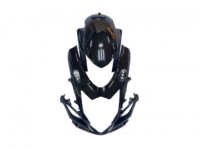 Glänzendes Schwarz Geschmiedet Carbonfaser Silber Rot 2011-2024 Suzuki GSXR 600 / GSXR 750 Motorrad Verkleidung