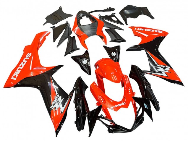 Rot Glänzendes Schwarz 2011-2024 Suzuki GSXR 600 / GSXR 750 Motorrad Verkleidungen Kit