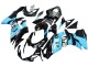 Glänzendes Schwarz Hellblau 2011-2024 Suzuki GSXR 600 / GSXR 750 Motorrad Verkleidung