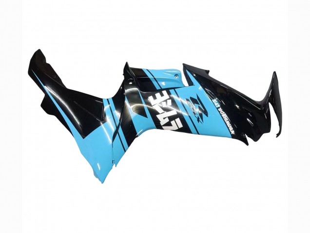 Glänzendes Schwarz Hellblau 2011-2024 Suzuki GSXR 600 / GSXR 750 Motorrad Verkleidung