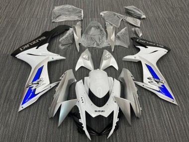 Weiß Silber Blau Schwarz 2011-2024 Suzuki GSXR 600 / GSXR 750 Motorrad Verkleidung