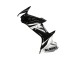 Glänzendes Schwarz Silber 2011-2024 Suzuki GSXR 600 / GSXR 750 Motorrad Verkleidung