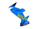 Blau Gold Rot Schwarz Rizla 2011-2024 Suzuki GSXR 600 / GSXR 750 Motorrad Verkleidung
