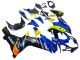 Blau Gelb 2011-2024 Suzuki GSXR 600 / GSXR 750 Motorrad Verkleidung