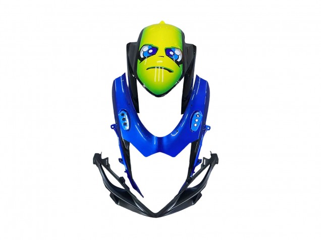 Blau Gelb 2011-2024 Suzuki GSXR 600 / GSXR 750 Motorrad Verkleidung