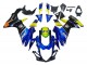 Blau Gelb 2011-2024 Suzuki GSXR 600 / GSXR 750 Motorrad Verkleidung