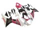 Weiß Rosa Schwarz Corona 2011-2024 Suzuki GSXR 600 / GSXR 750 Motorrad Verkleidung