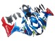 Blau Rot 2011-2024 Suzuki GSXR 600 / GSXR 750 Motorrad Verkleidung