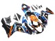 Hellblau Orange Schwarz Weiß Hai 46 2011-2024 Suzuki GSXR 600 / GSXR 750 Motorrad Verkleidung