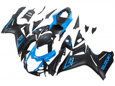Blau Matt Schwarz 2011-2024 Suzuki GSXR 600 / GSXR 750 Motorrad Verkleidung