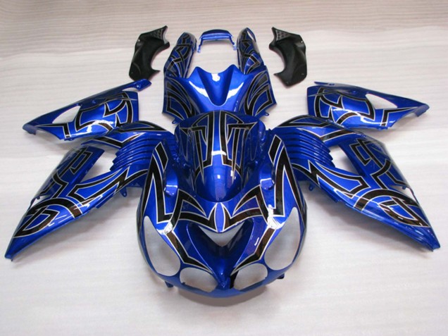 Blau Schwarz 2011-2024 Suzuki GSXR 600 / GSXR 750 Motorrad Verkleidung