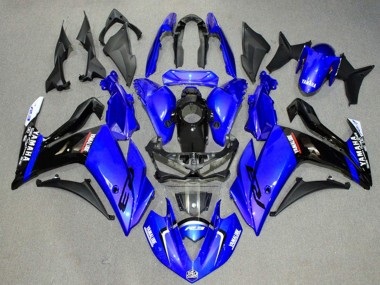 Blau Glänzendes Schwarz 2015-2018 Yamaha YZF R3/R25 Motorrad Verkleidung