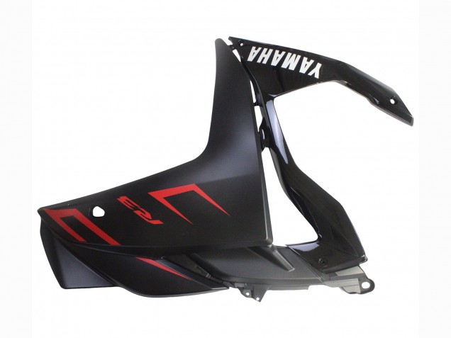 Glänzendes Schwarz Matt Schwarz Rot 2015-2018 Yamaha YZF R3/R25 Motorrad Verkleidung